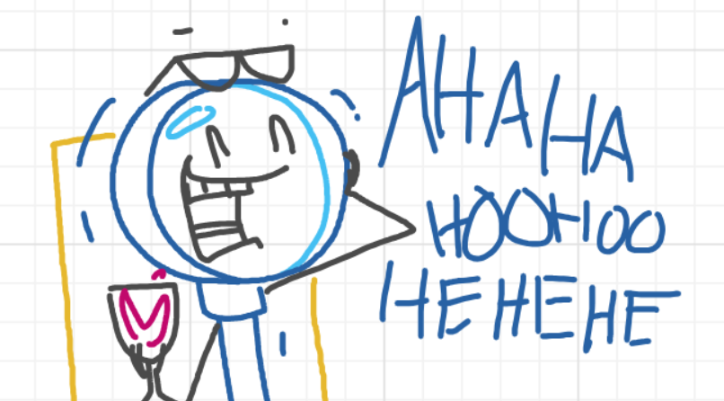 A panel from I've Been Everywhere, Man, episode nine of the Board Boards object show by Furretwalk/WalkingFurret.